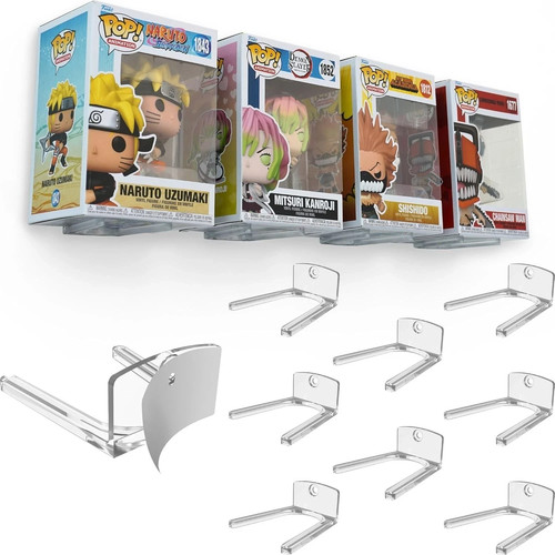 Adhesive display shelf for - display,