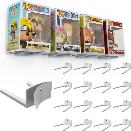 Adhesive display shelf for - display,